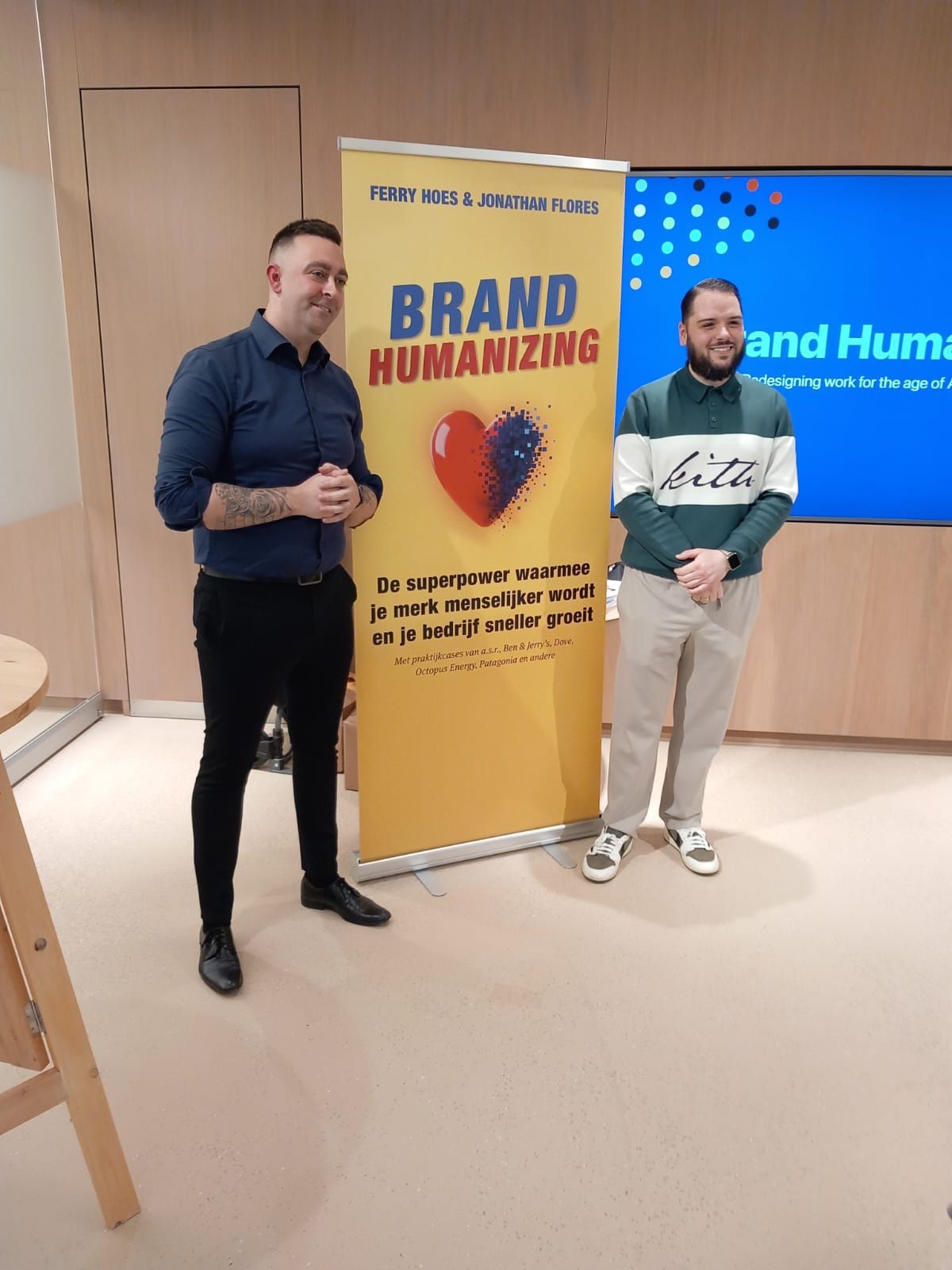 Ferry Hoes and Jonathan Flores, founders of Brand Humanizing Institute